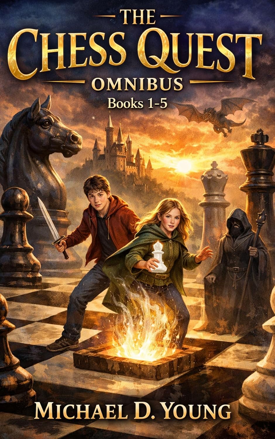 The Chess Quest Omnibus cover